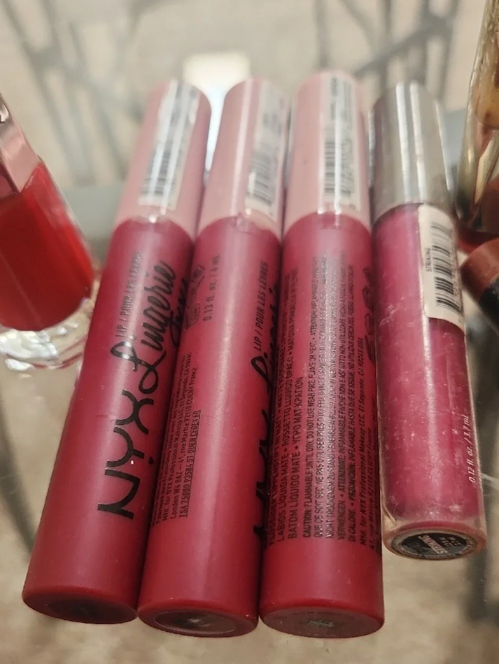 3 For 15$ Liquid & Cream Lipstick Duo Set in Red and Pink - Various Brands